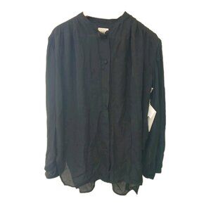 New Khaite 100% Silk Button Up Blouse